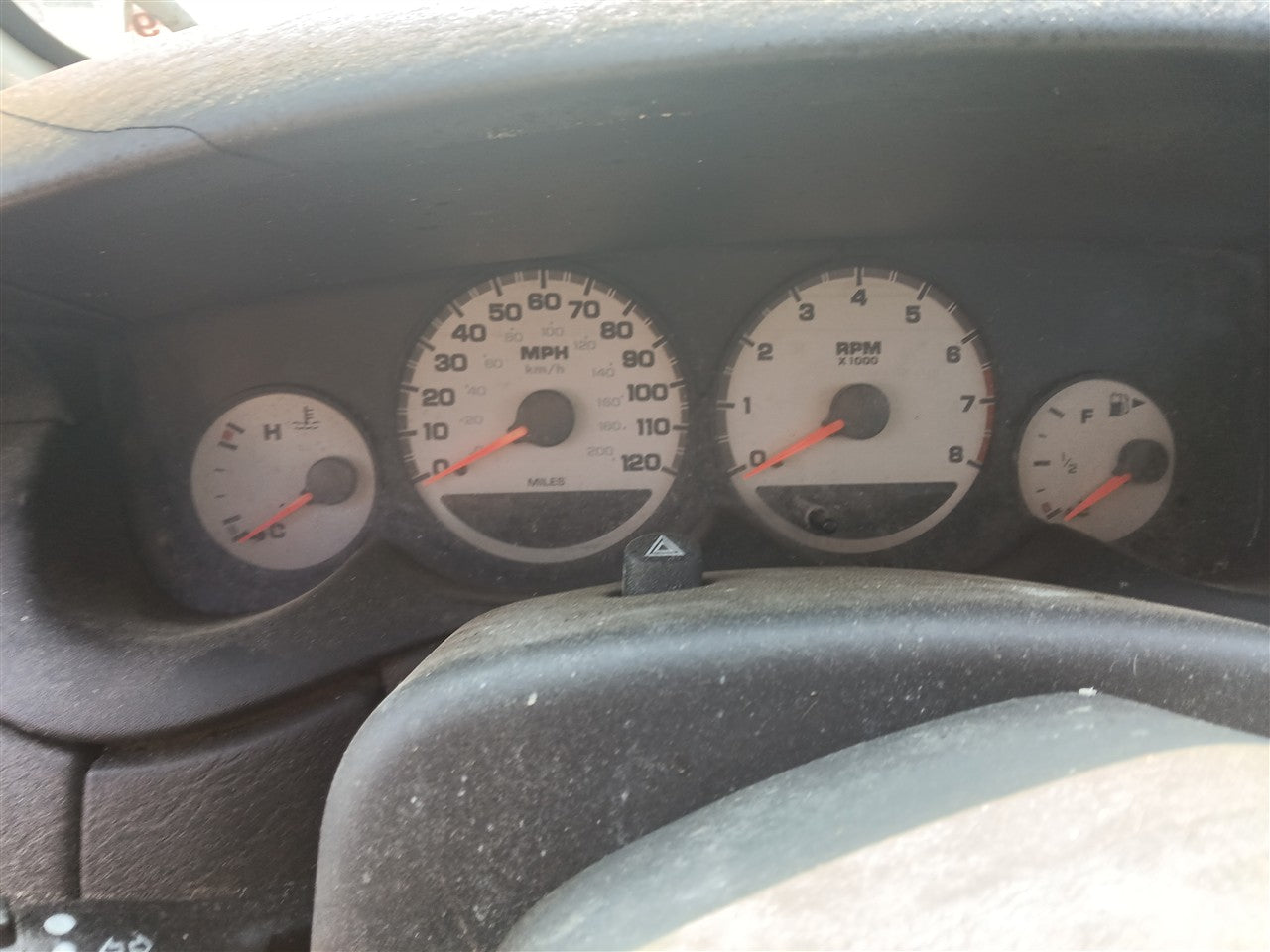 2003 2004 2005 Plymouth Neon Speedometer Instrument Gauge Cluster exc SRT4 MPH with tachometer