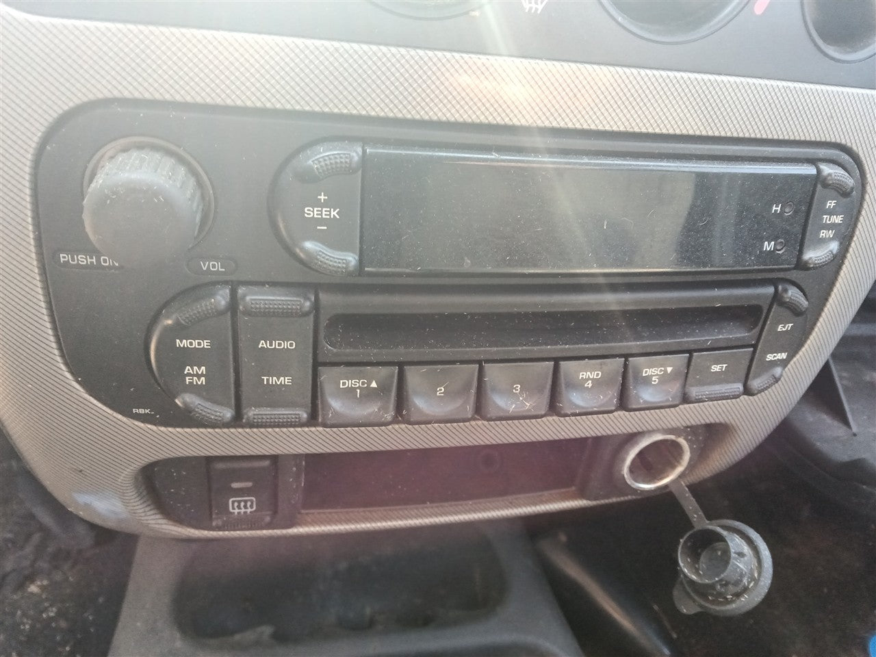 2002 thru 2010 Chrysler Town and Country, Dodge Caravan, Jeep Liberty, Dodge Viper and 18 more Radio Stereo Audio Head Unit