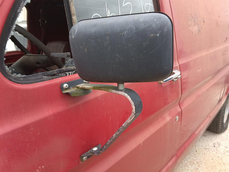 1980 thru 1993 Ford E150 Van, Ford E250 Van, Ford E350 Van, Ford E100 Van Left Driver Side View Door Mirror Manual 2
