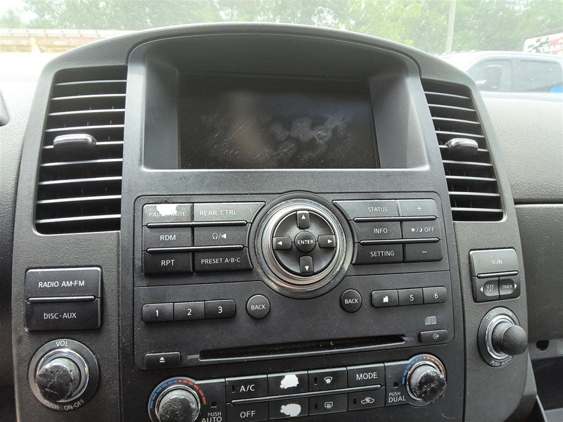 2006 thru 2012 Nissan Pathfinder, Nissan Armada Radio Stereo Audio Head Unit control and display screen