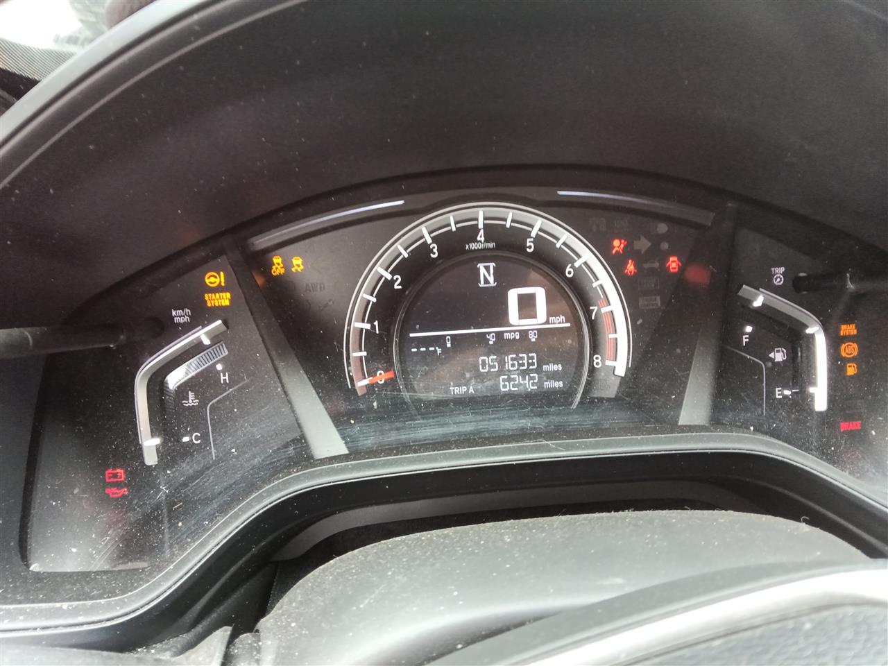 2017 2018 2019 Honda CR V Speedometer Instrument Gauge Cluster MPH FWD LX