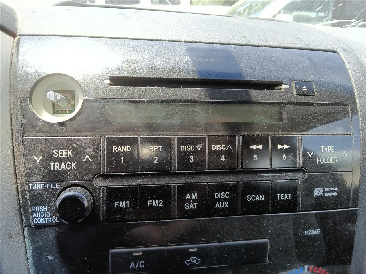 2010 2011 2012 2013 Toyota Tundra Radio Stereo Audio Head Unit display and receiver AM FM CD without navigation