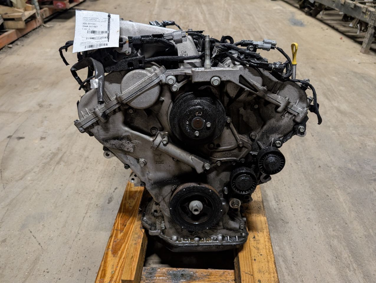 2007 2008 2009 Hyundai Santa FE Engine Motor Assembly 3.3L VIN E