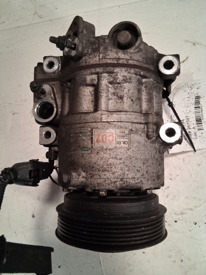 2007 thru 2012 Hyundai Veracruz, Hyundai Santa FE AC Air Conditioning Compressor 3.3L without rear