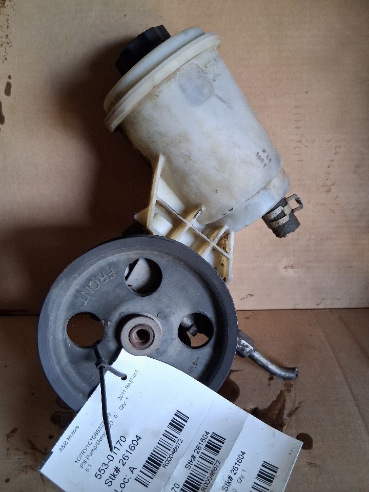 2011 2012 Dodge 1500 Power Steering Pump 5.7L