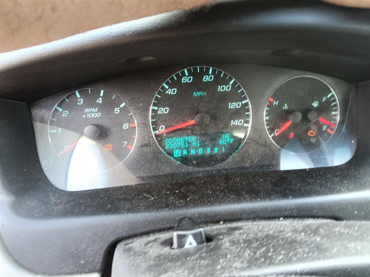 2009 2010 2011 Chevrolet Impala Speedometer Instrument Gauge Cluster MPH opt UH8