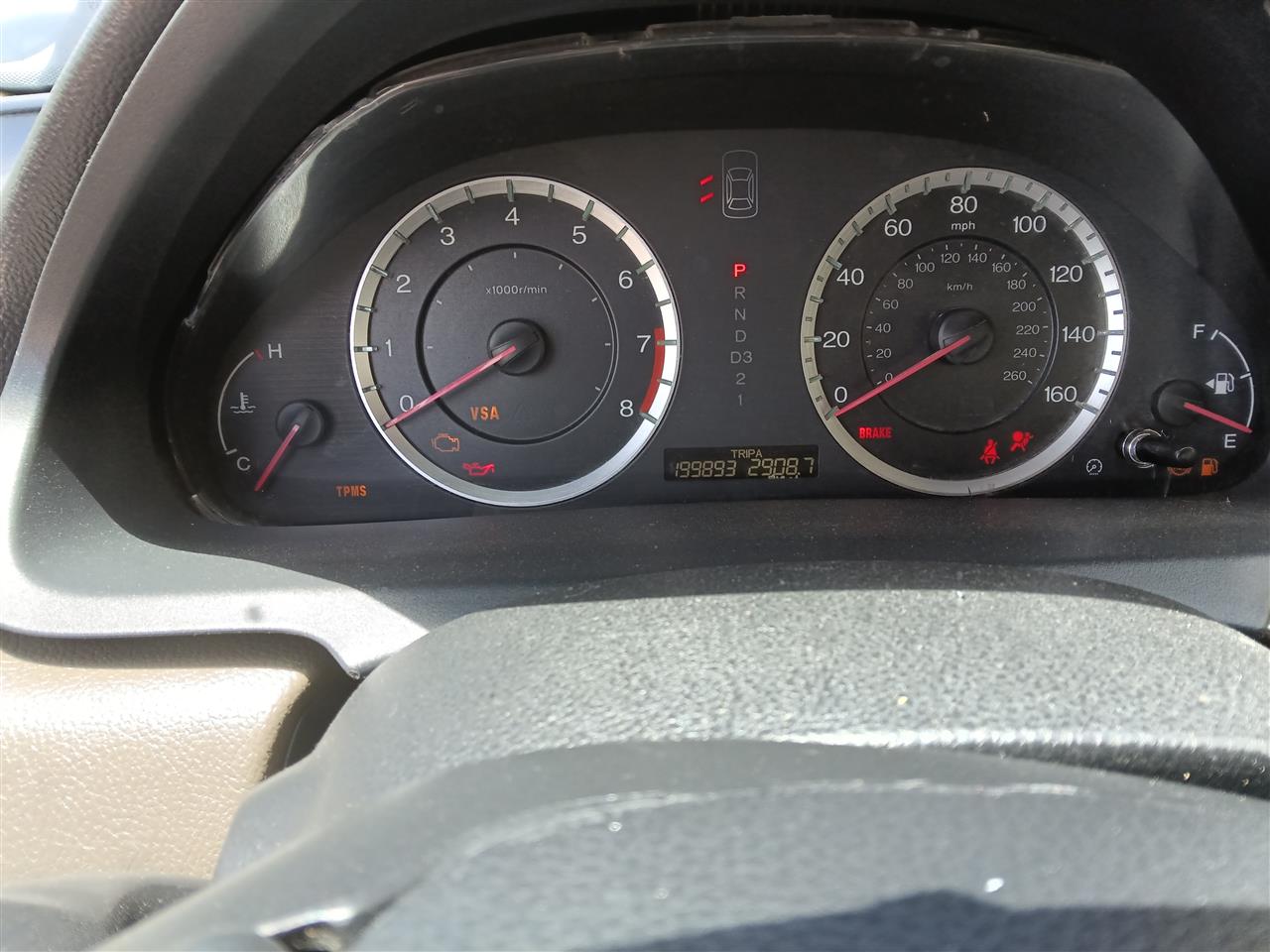 2008 thru 2012 Honda Accord Speedometer Instrument Gauge Cluster US market MPH Sdn 2.4L AT