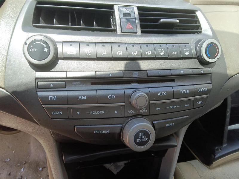 2008 2009 2010 Honda Accord AC Heater Temperature Climate Control Unit Sdn without navigation US market LX AT