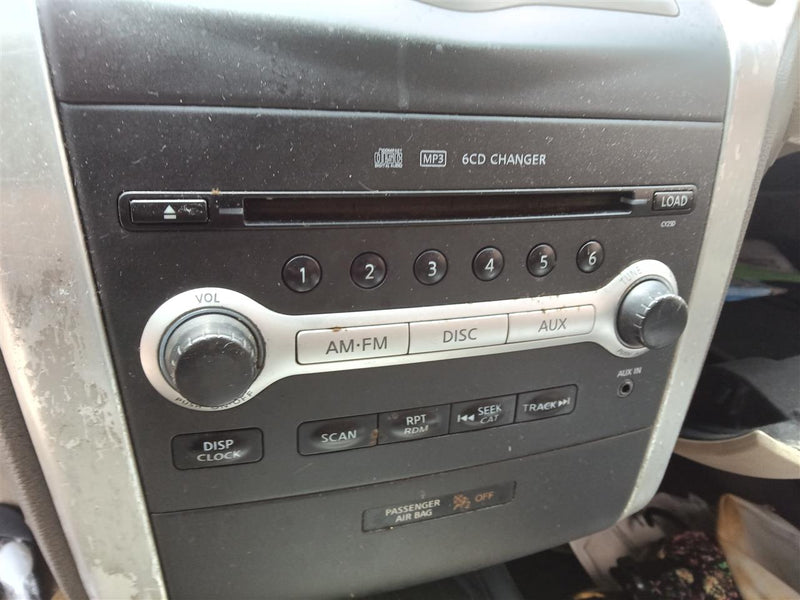 2009 Nissan Murano Radio Stereo Audio Head Unit control front dash