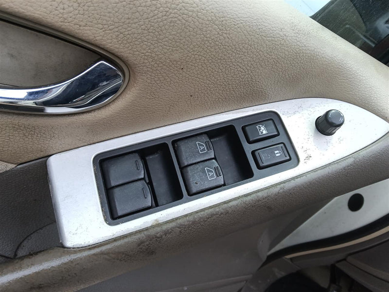 2009 thru 2014 Nissan Murano Driver Side Left Front Door Window Master Switch Driver s lock and