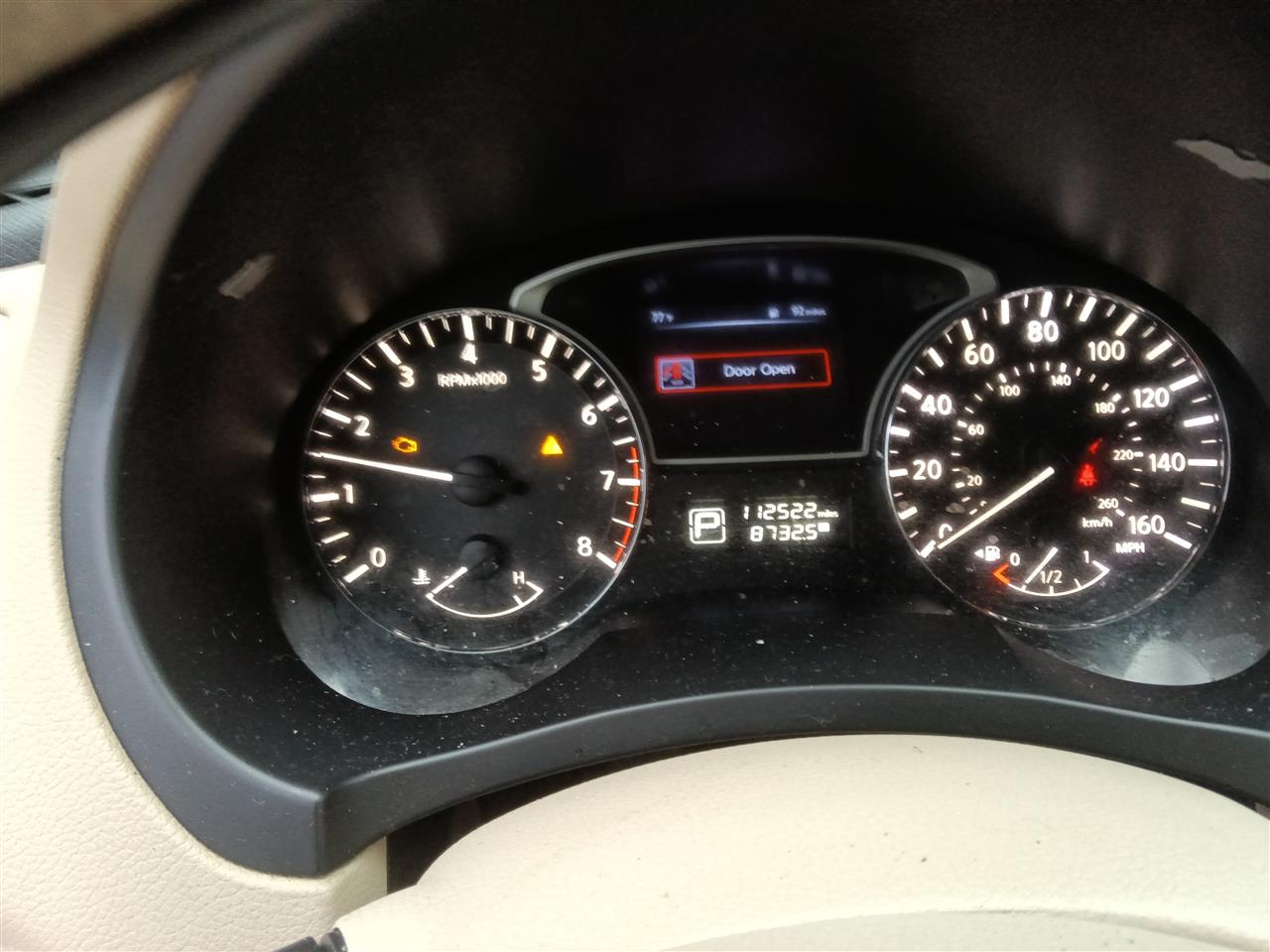 2015 Nissan Altima Speedometer Instrument Gauge Cluster MPH
