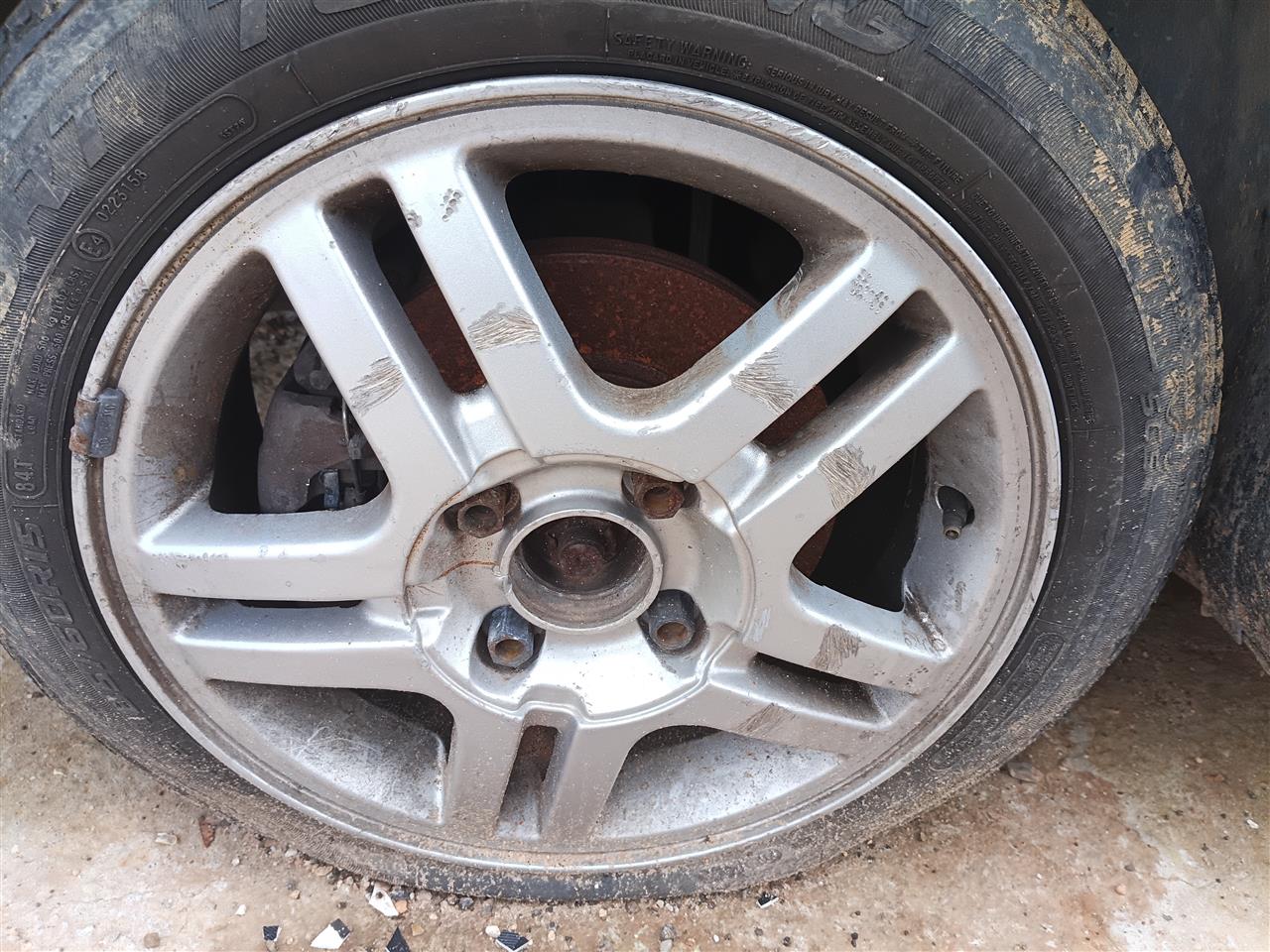 2000 thru 2004 Ford Focus Wheel Rim 10 spoke 5 double