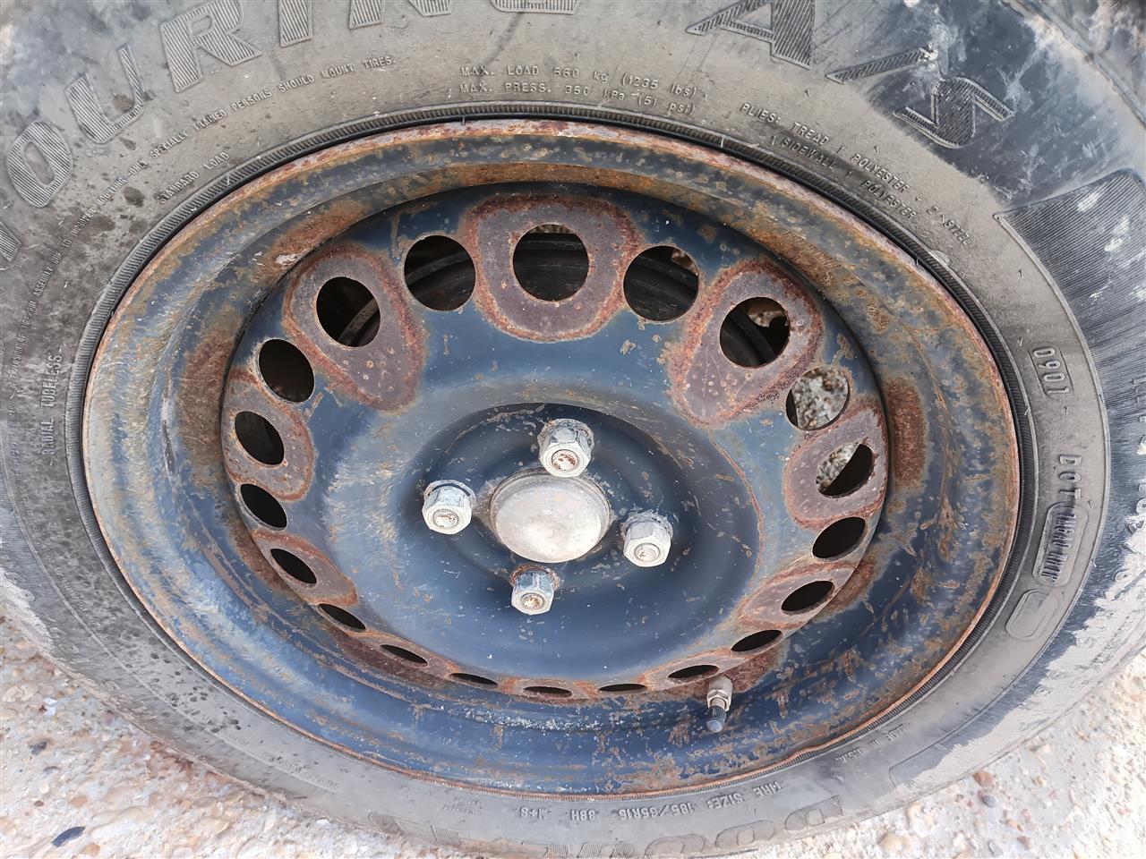 2012 thru 2019 Nissan Versa Wheel Rim 15x5 1 2 steel