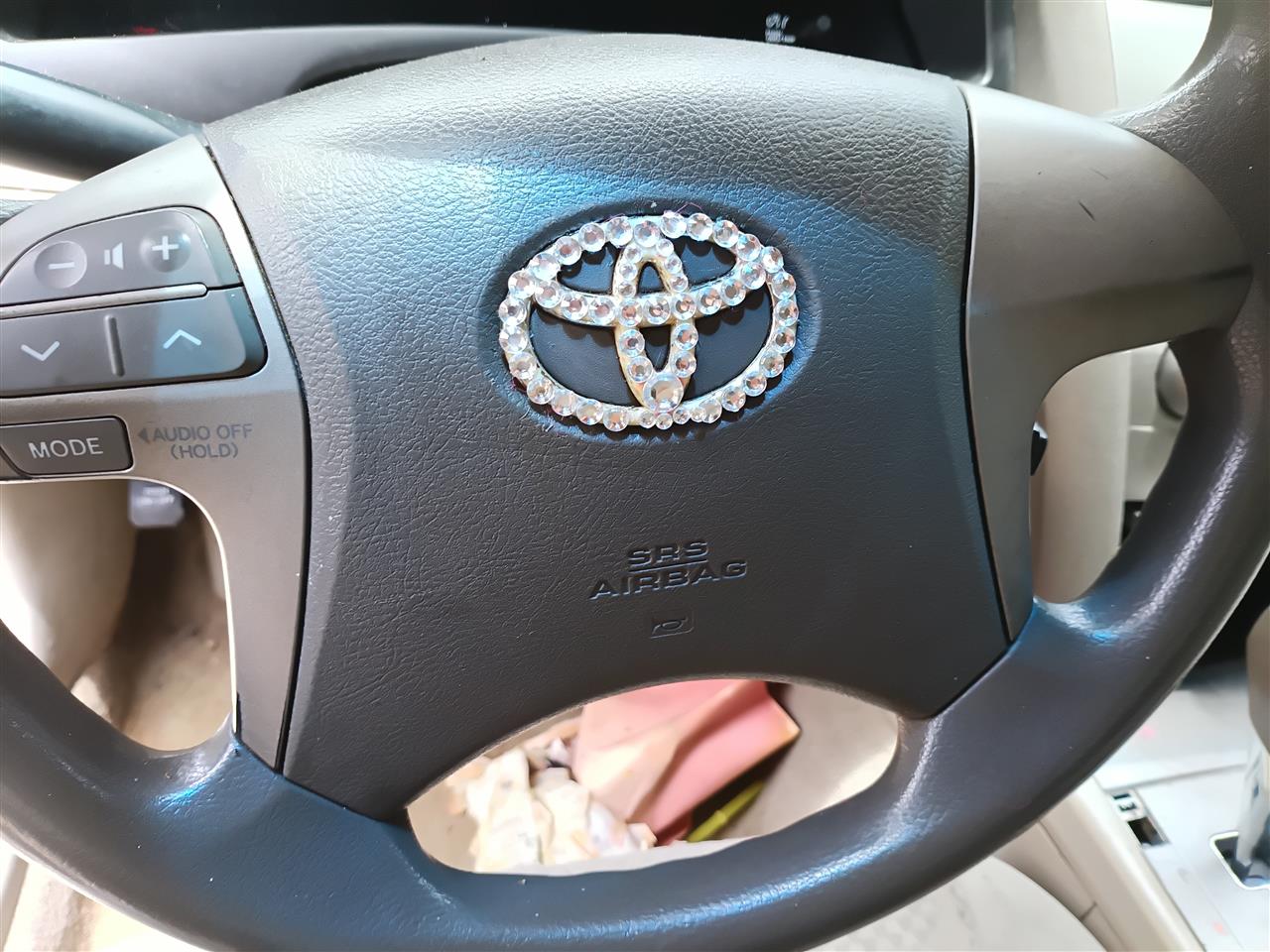 2007 thru 2011 Toyota Camry Driver Side Left AIR BAG driver wheel 4 spoke