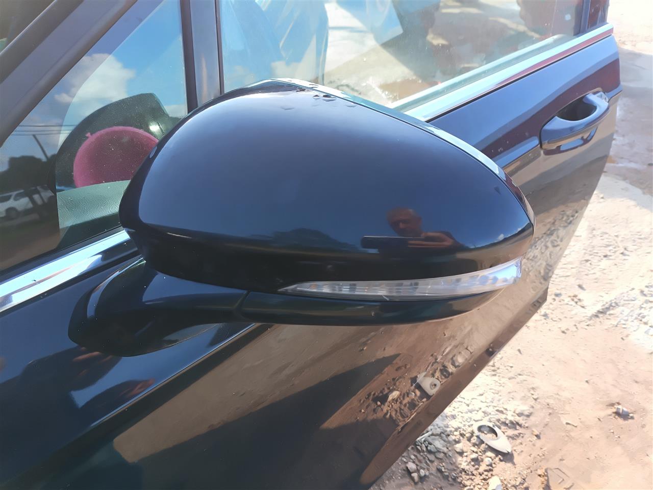 2015 2016 2017 Ford Fusion Left Driver Side View Door Mirror Power removable painted cover without blind spot alert