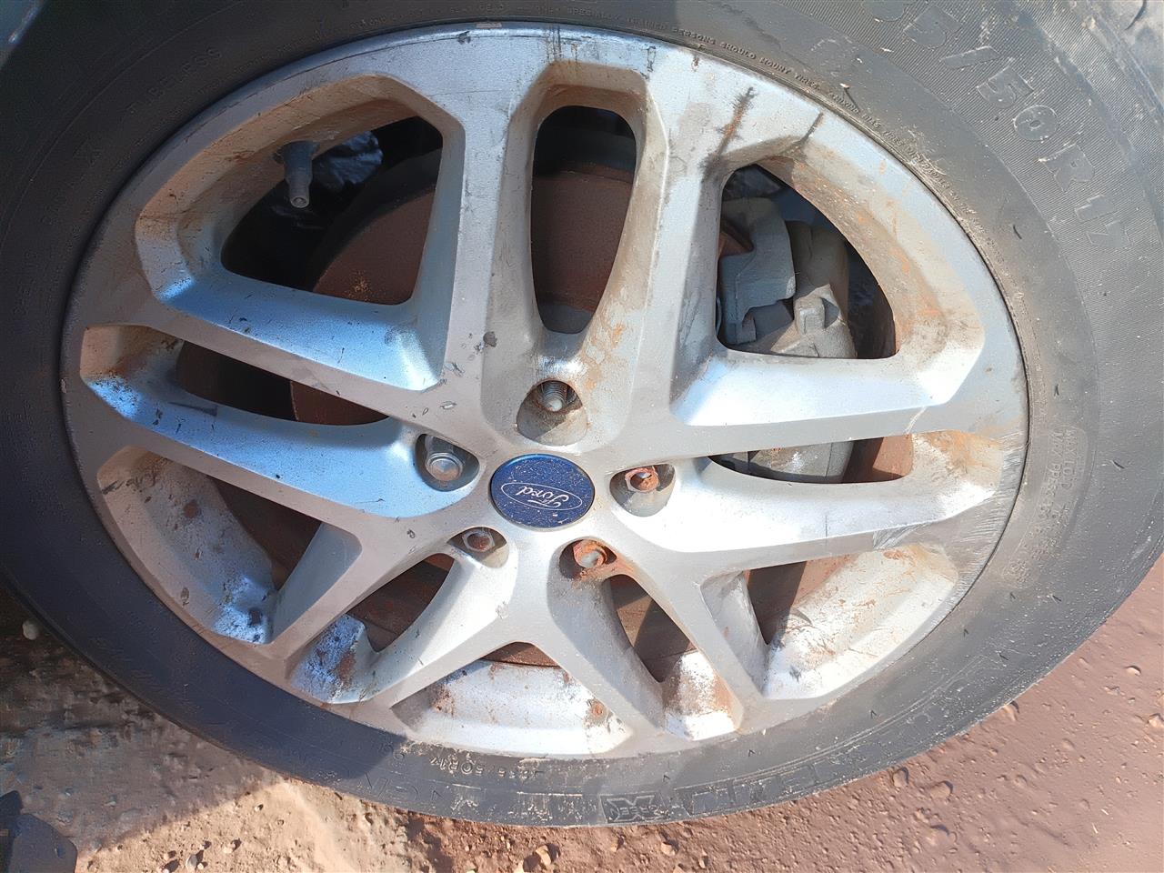 2013 2014 2015 2016 Ford Fusion Wheel Rim 17x7 1 2 aluminum 5 split spokes