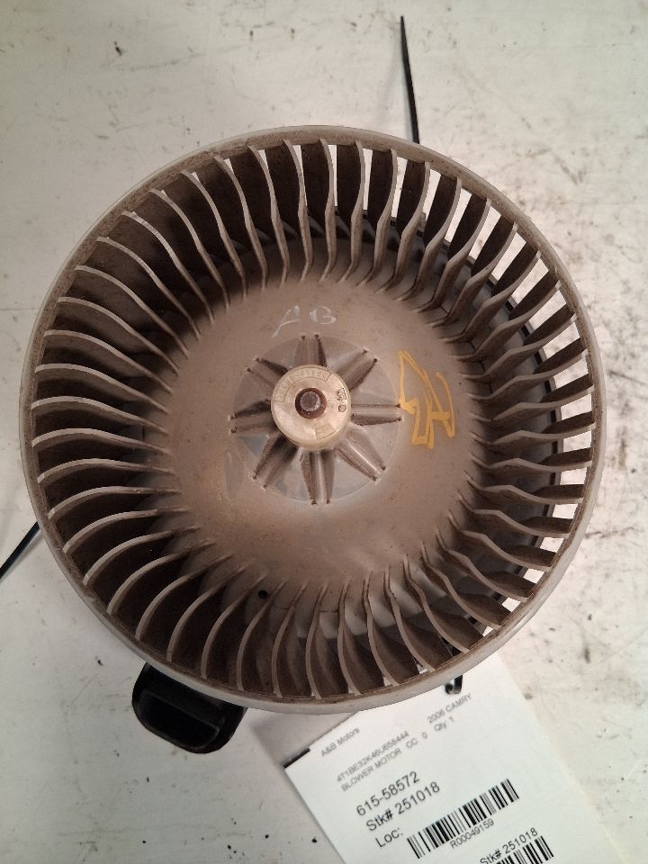 2002 thru 2008 Toyota Camry, Toyota Solara Blower Motor SE