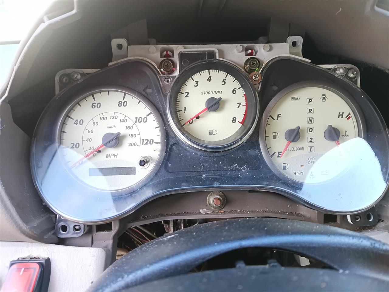 2001 2002 2003 Toyota RAV4 Speedometer Instrument Gauge Cluster MPH