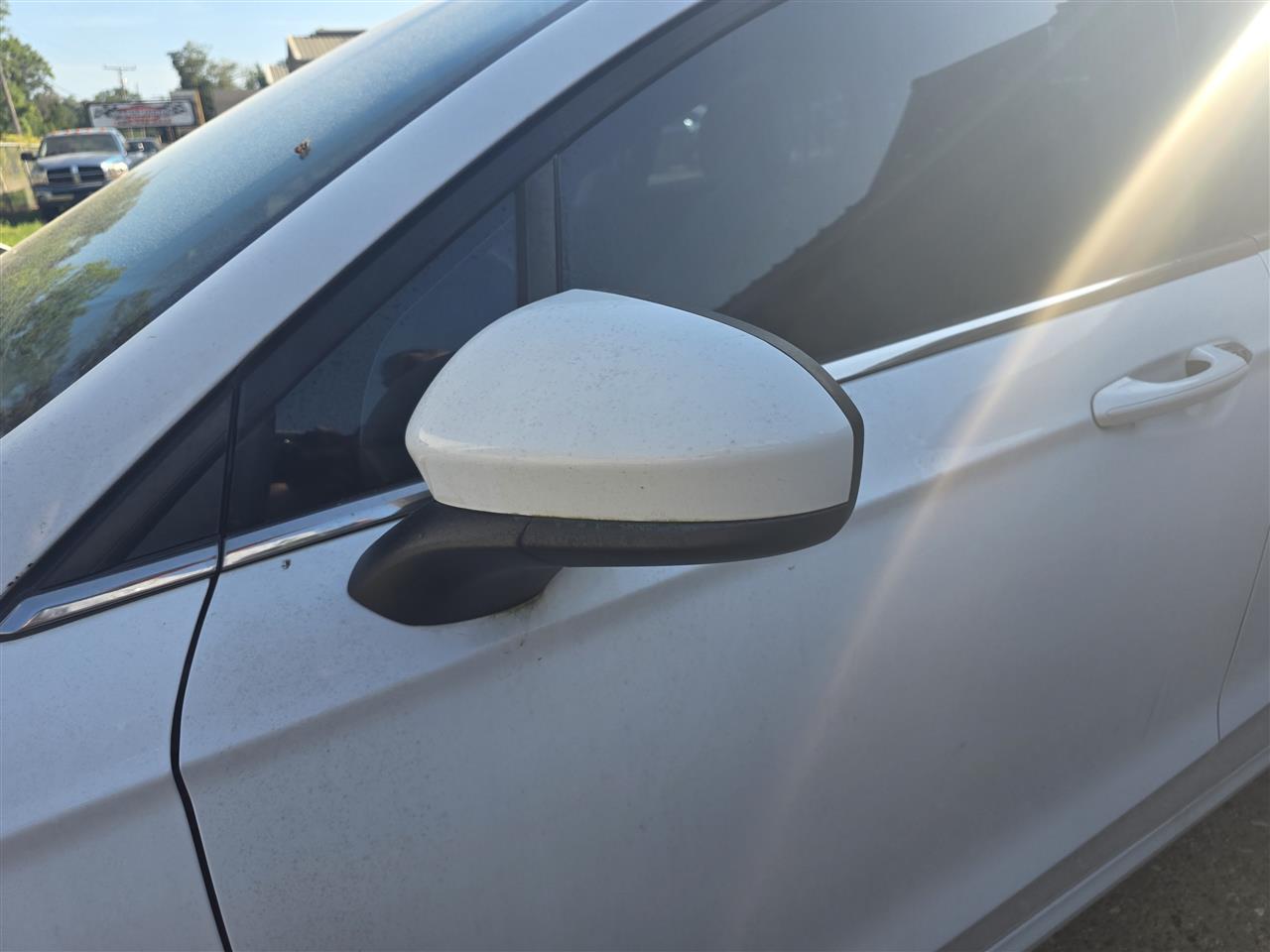 2016 thru 2020 Ford Fusion Left Driver Side View Door Mirror power removable painted cover without blind spot alert