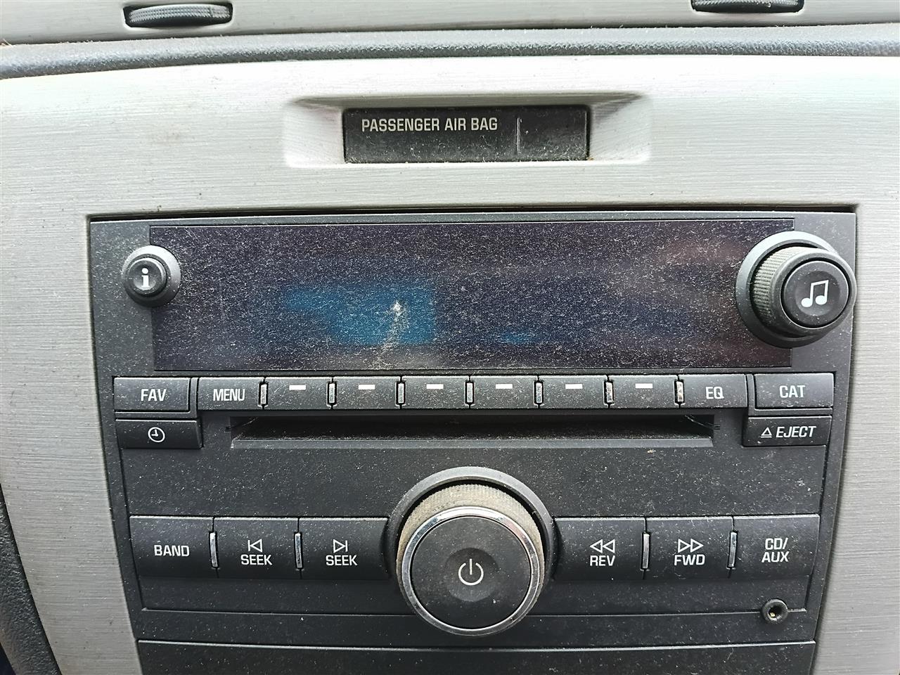 2007 2008 Chevrolet Impala, Chevrolet Monte Carlo Radio Stereo Audio Head Unit AM FM CD player MP3 opt US8