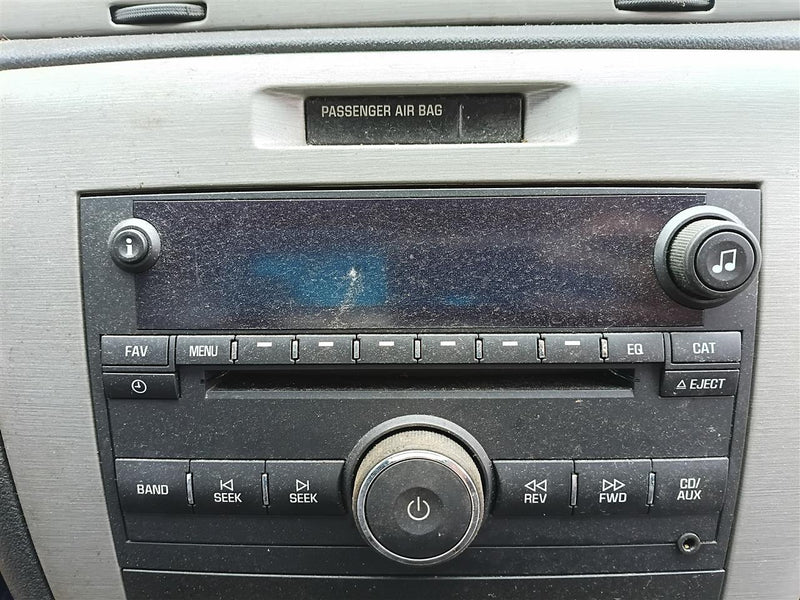 2007 2008 Chevrolet Impala, Chevrolet Monte Carlo Radio Stereo Audio Head Unit AM FM CD player MP3 opt US8