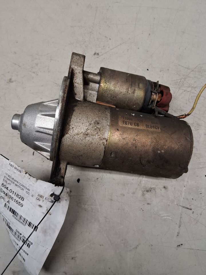 Used OEM Engine Starter Motor from 2001 Ford Explorer