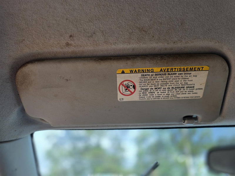 2003 2004 2005 Toyota Corolla Driver Side Left Sun Visor L