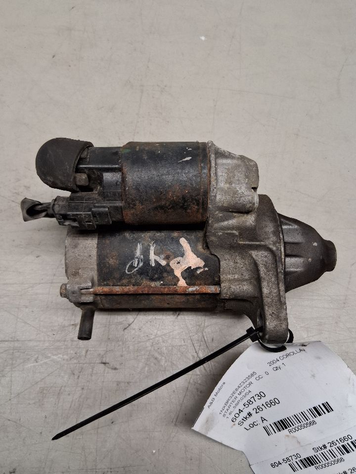 Used OEM Engine Starter Motor from 2004 Toyota Corolla