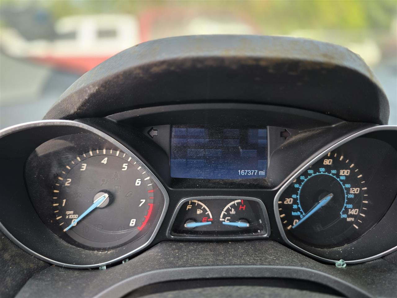 2014 2015 Ford Escape Speedometer Instrument Gauge Cluster with message center MPH ID DJ5T10849 SHA