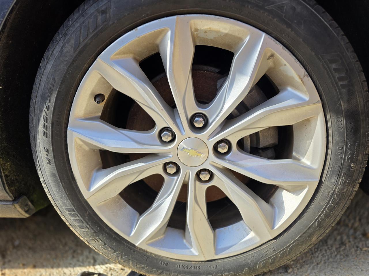 2019 thru 2025 Chevrolet Malibu Wheel Rim aluminum 17x7 1 2 opt RSE