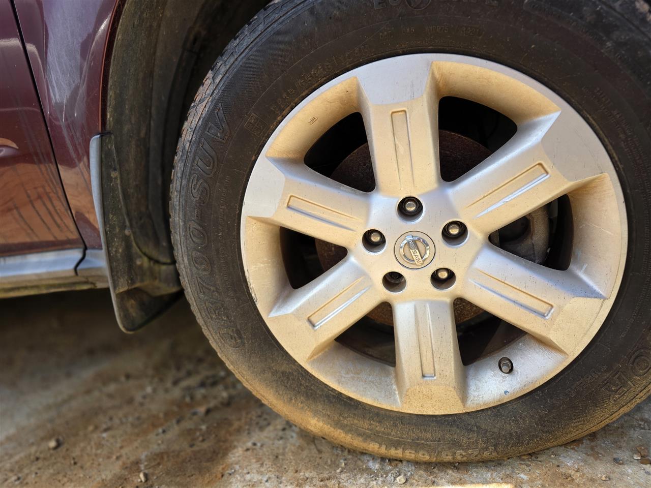 2006 2007 Nissan Murano Wheel Rim 18x7 1 2 alloy 6 spoke creased