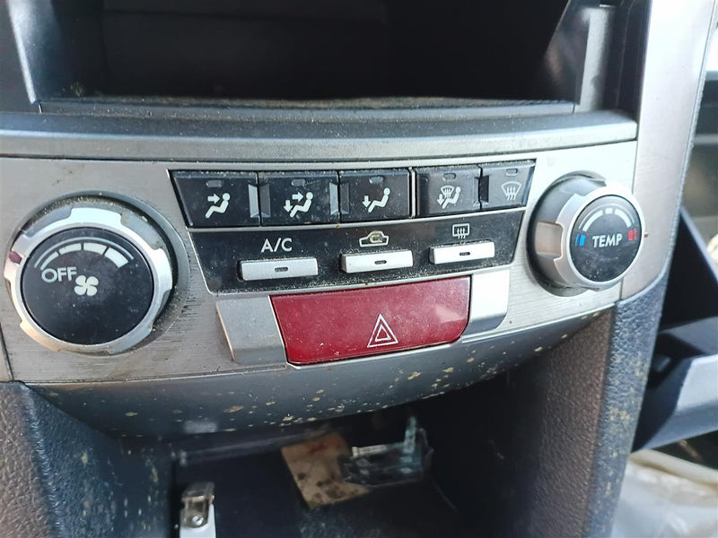2010 thru 2014 Subaru Legacy AC Heater Temperature Climate Control Unit manual 2 outer knobs