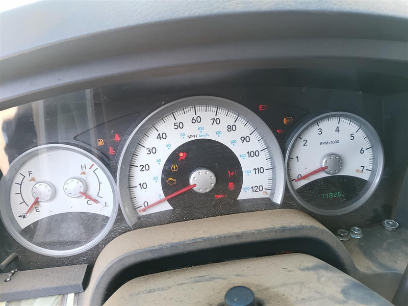 2006 Dodge Dakota Speedometer Instrument Gauge Cluster MPH silver trim exc R T
