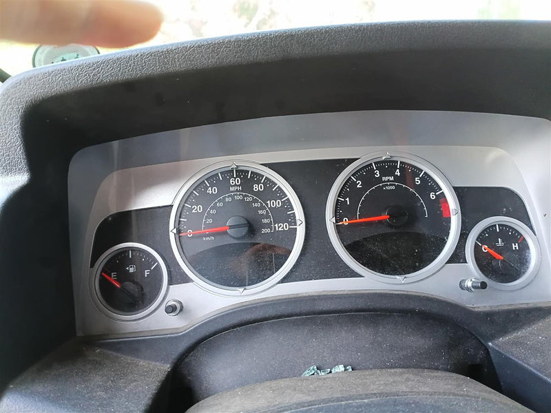 2008 Jeep Compass, Jeep Patriot Speedometer Instrument Gauge Cluster MPH with message center opt LAZ
