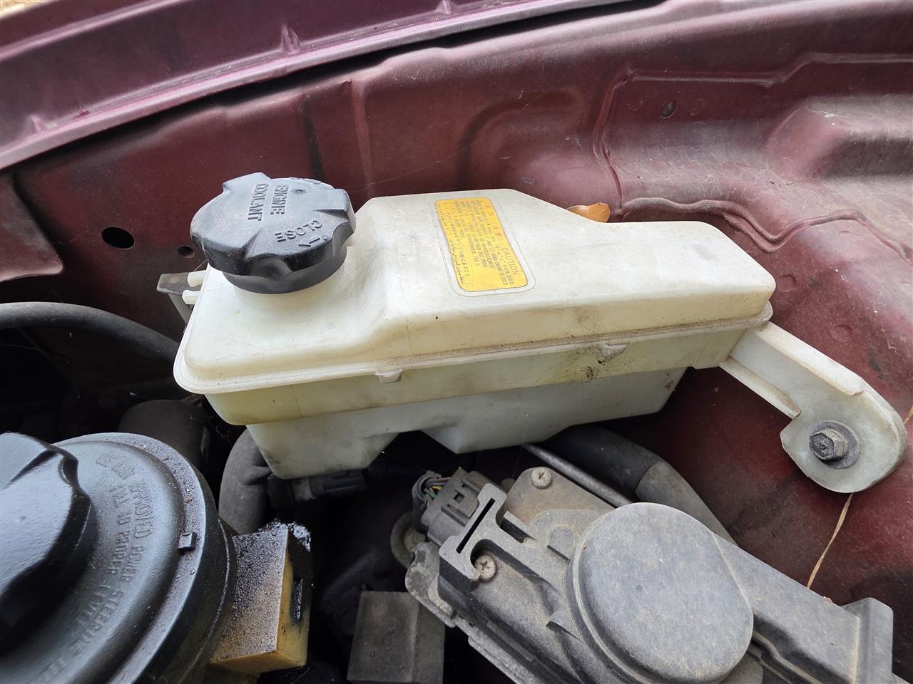 2001 thru 2006 Hyundai Santa FE Coolant Overflow Reservoir Tank