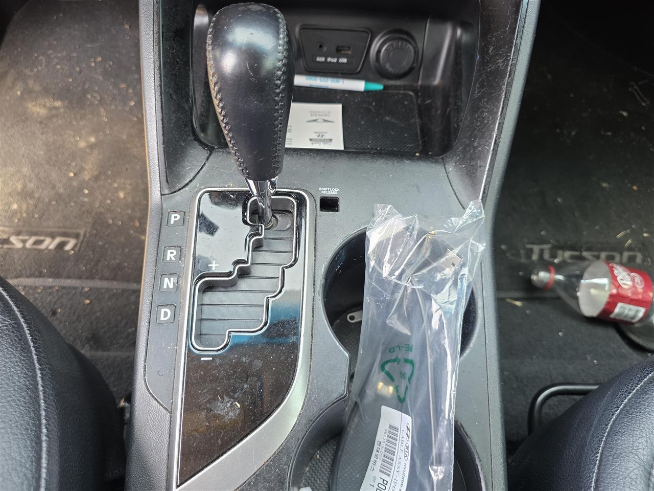 2013 Hyundai Tucson Transmission Gear Shifter Assembly