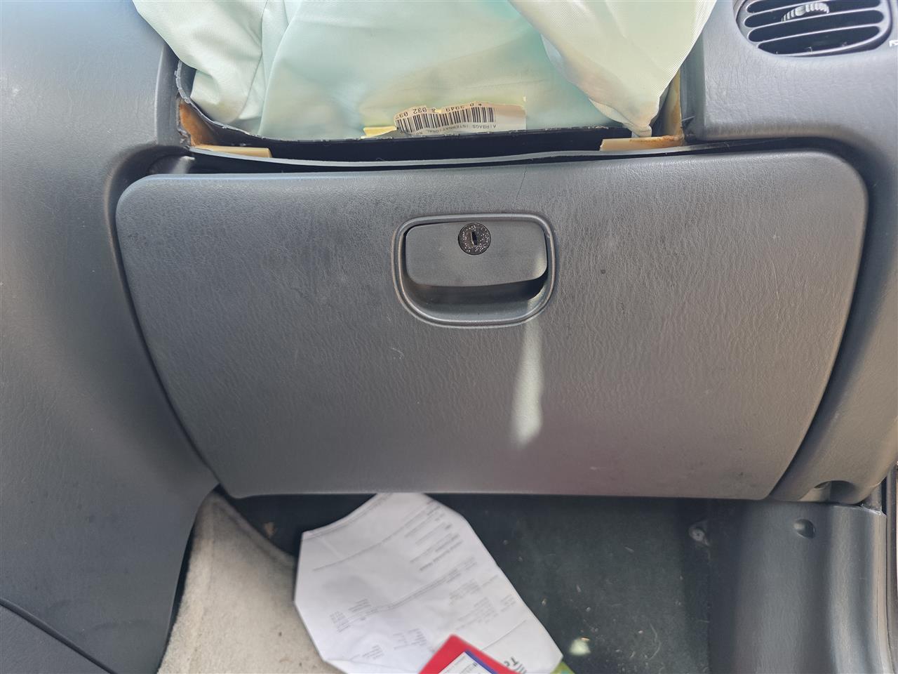 1996 Hyundai Elantra Glove Box Compartment
