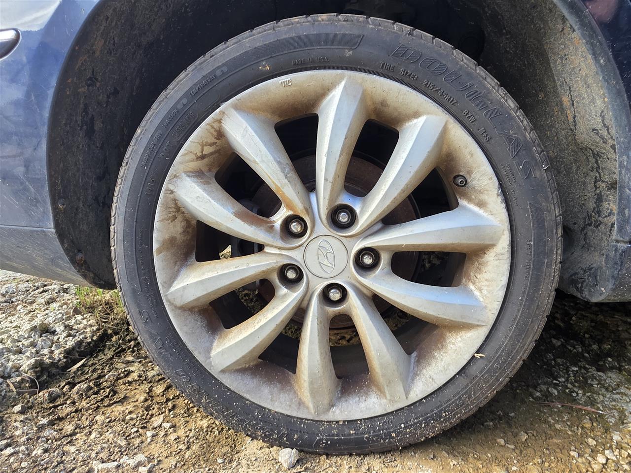 2006 thru 2010 Hyundai Azera Wheel Rim 17x7 alloy 10 spoke