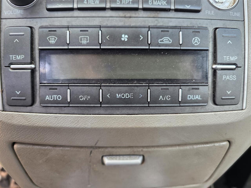 2006 thru 2010 Hyundai Azera AC Heater Temperature Climate Control Unit AT 5 speed