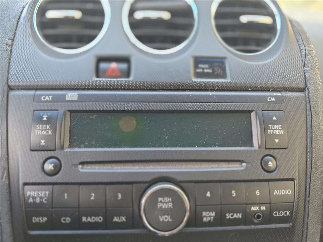 2007 2008 2009 Nissan Altima Radio Stereo Audio Head Unit receiver AM FM single CD