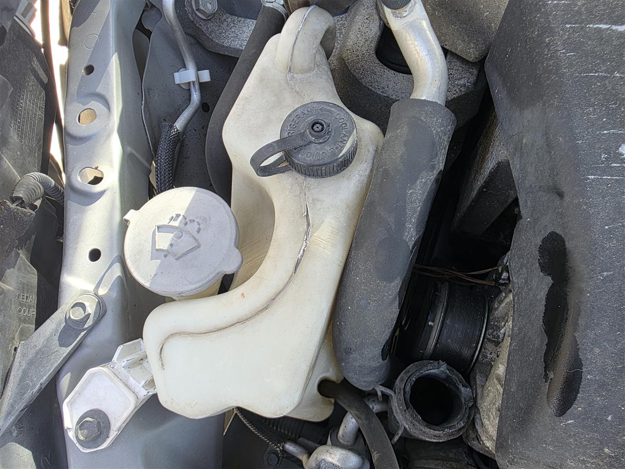 2007 thru 2014 Nissan Altima, Nissan Maxima Coolant Overflow Reservoir Tank