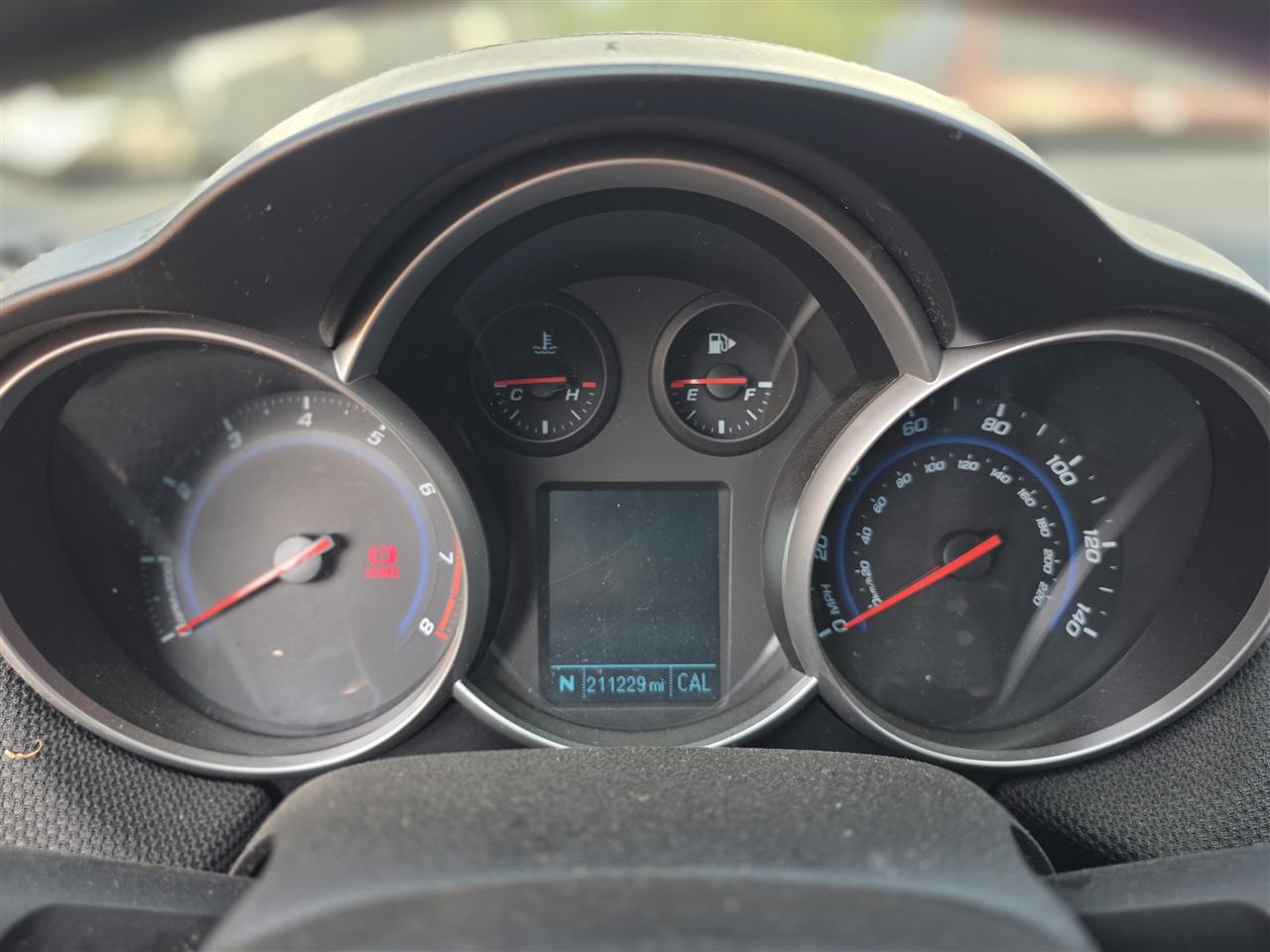 2013 2014 Chevrolet Cruze Speedometer Instrument Gauge Cluster MPH US market without black