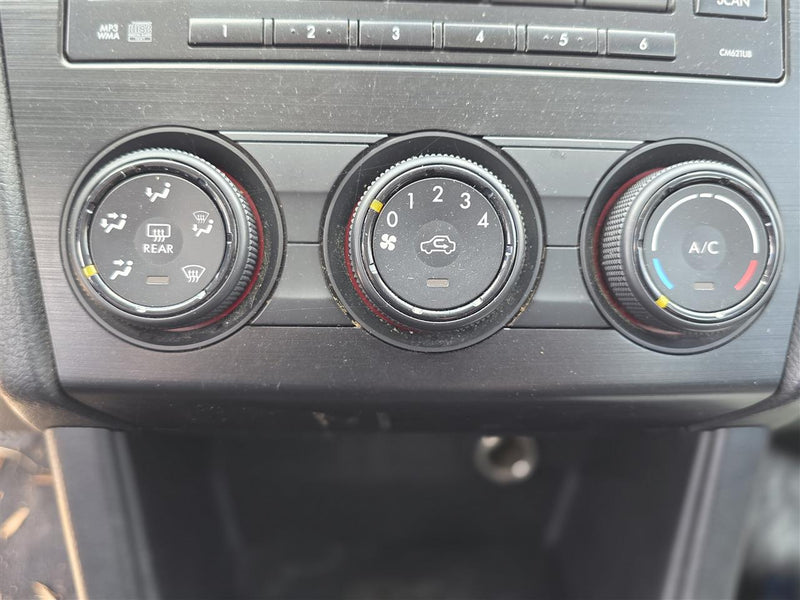 2012 2013 2014 Subaru Impreza, Subaru XV Crosstrek AC Heater Temperature Climate Control Unit manual