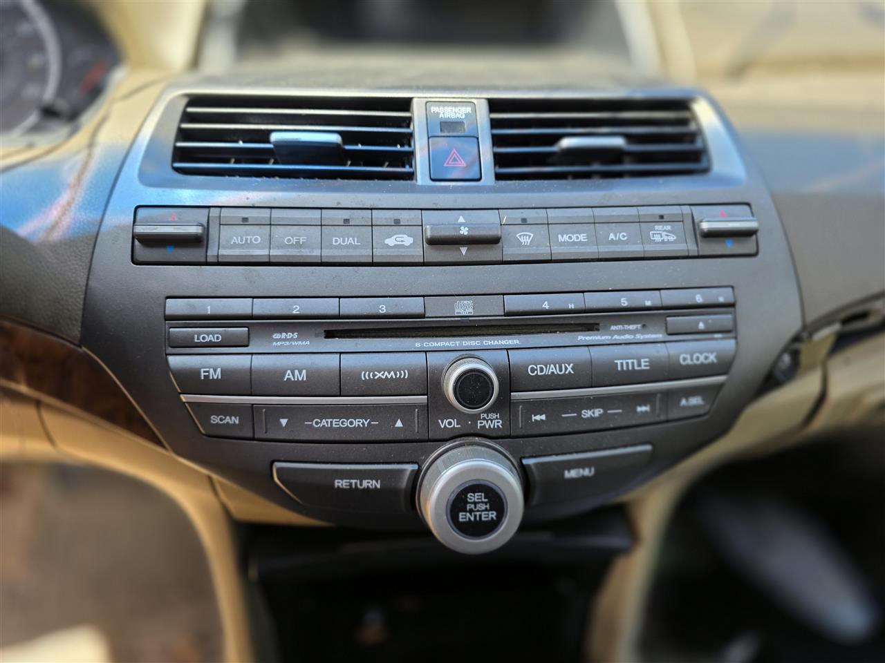2008 2009 Honda Accord Radio Stereo Audio Head Unit assembly AM FM6CD 6 disc Cpe 3.5L