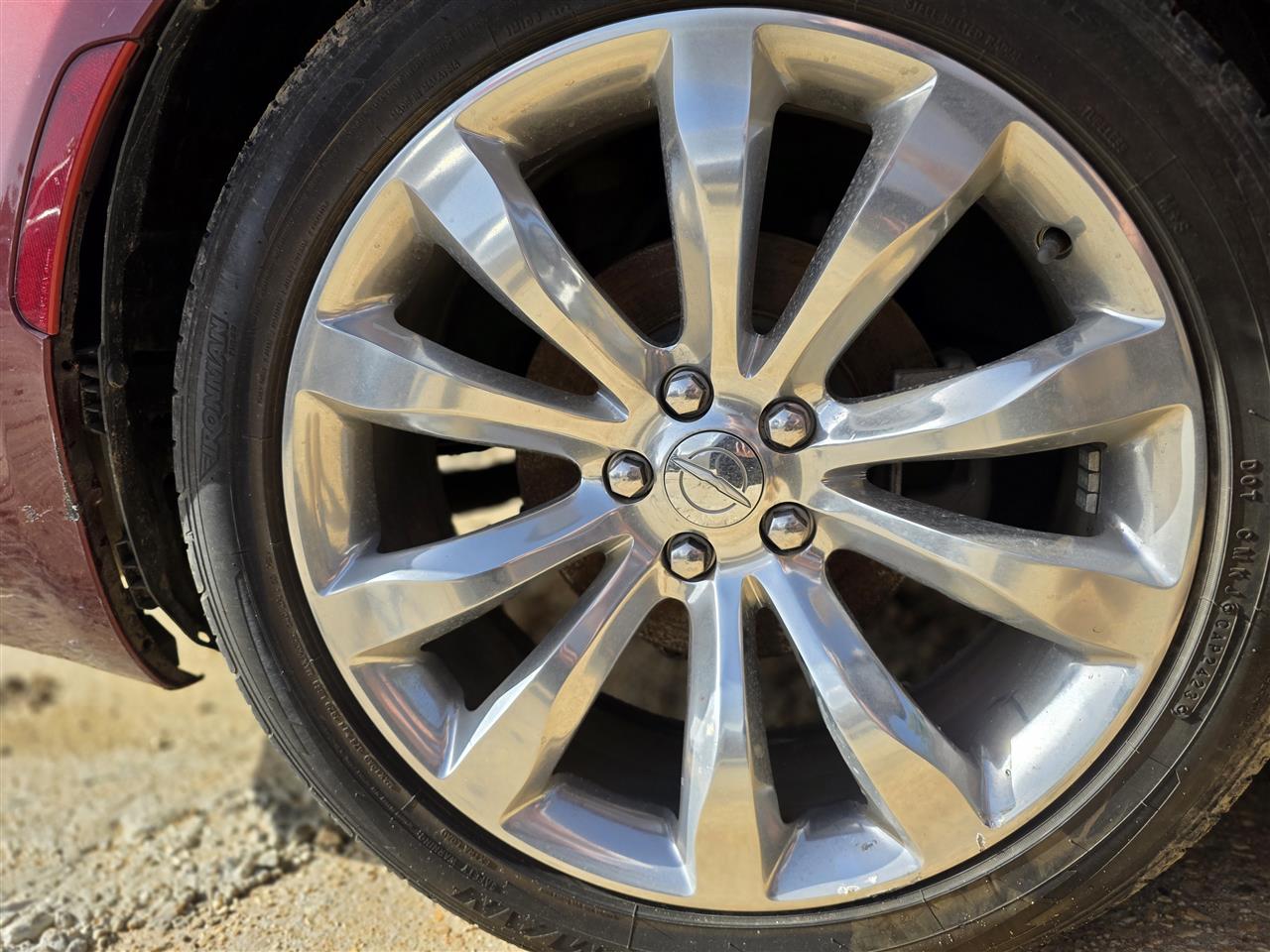 2015 thru 2023 Chrysler 300 Wheel Rim 19x7 1 2 alloy 10 spoke flared spoke polished