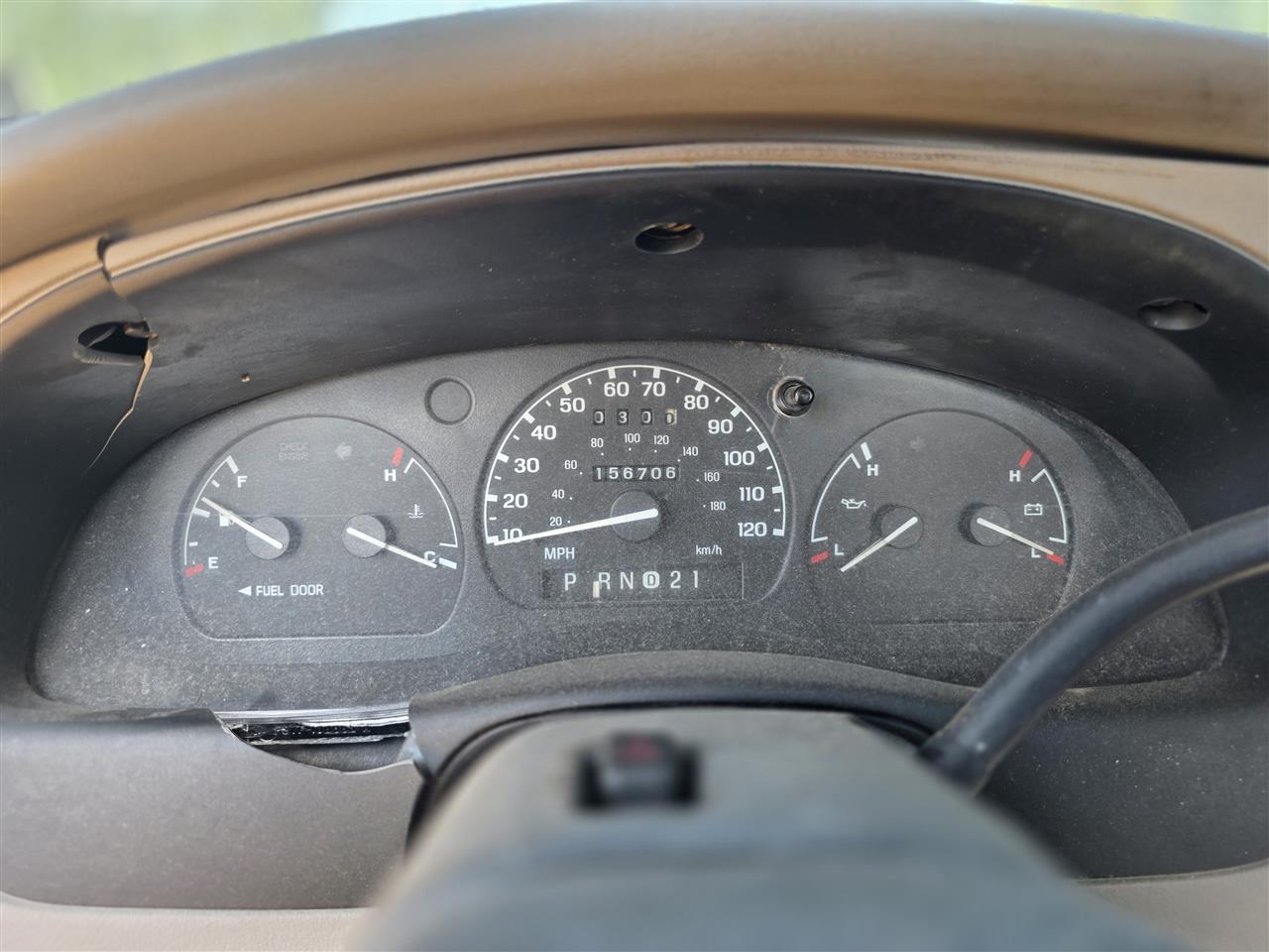 1998 1999 2000 Ford Explorer, Ford Ranger, Mercury Mountaineer Speedometer Instrument Gauge Cluster MPH