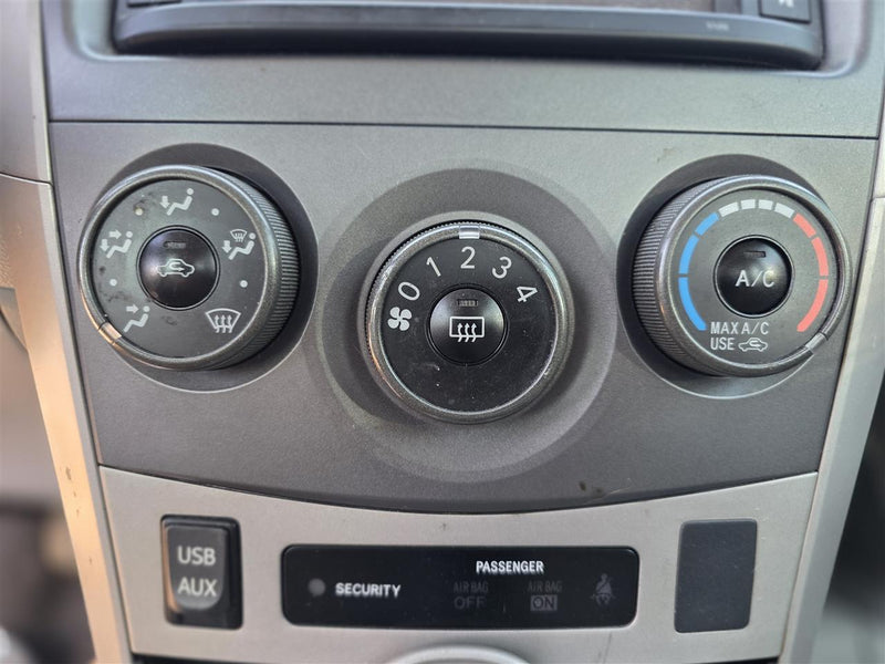 2009 thru 2013 Toyota Corolla AC Heater Temperature Climate Control Unit manual