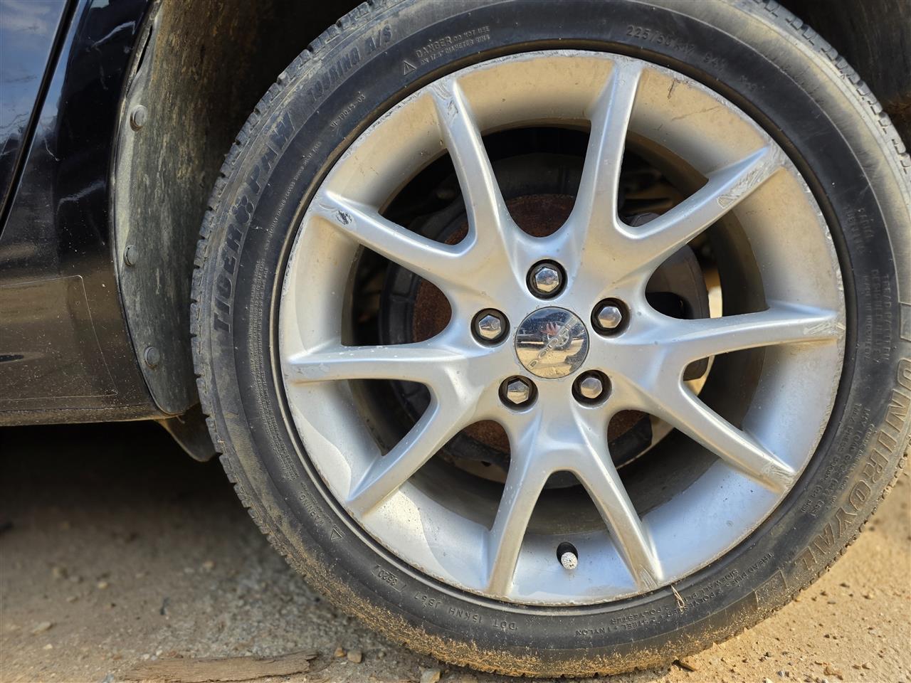 2013 2014 2015 2016 Dodge Dart Wheel Rim 17x7 1 2 alloy 5 double spoke