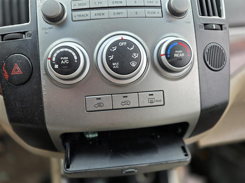 2007 thru 2012 Hyundai Veracruz AC Heater Temperature Climate Control Unit dash mounted 3 knobs opt 9721A2