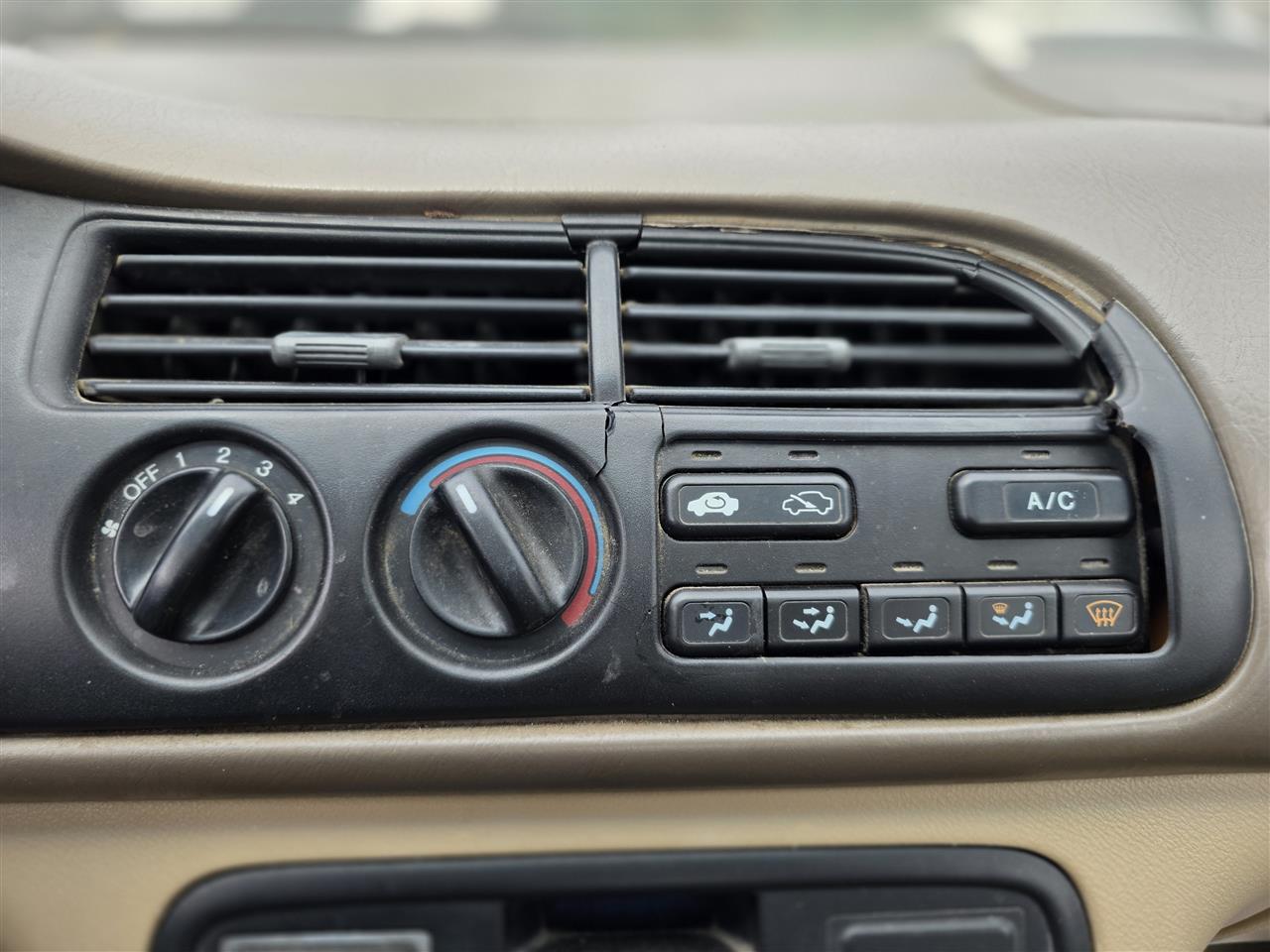 1994 1995 1996 1997 Honda Accord AC Heater Temperature Climate Control Unit